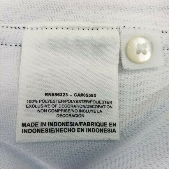 Nike Dri Fit Short Sleeve Pittsburg Steelers Logo Polo Shirt Mens White Small - Picture 11 of 13